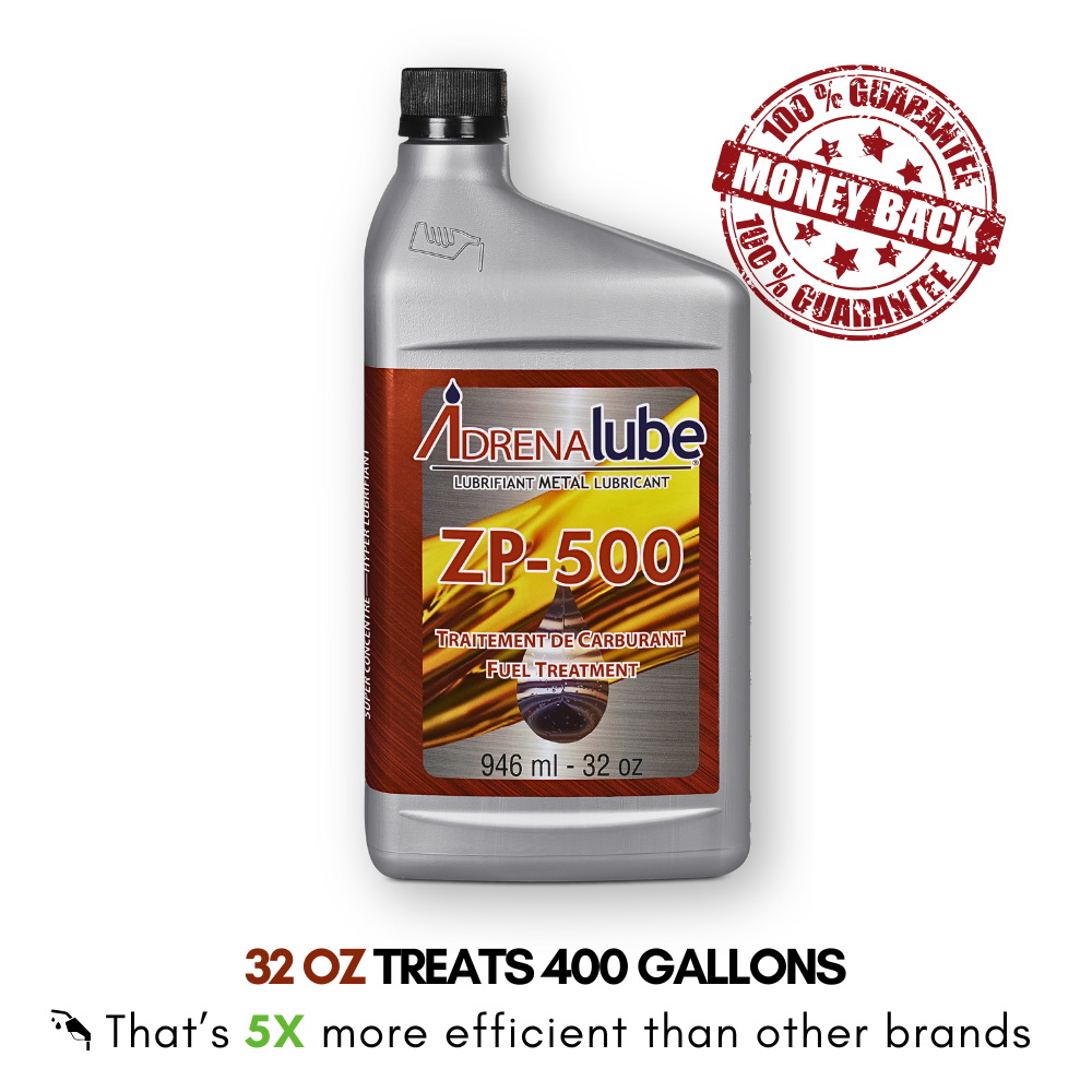 AdrenaLube fuel treatment product is for high-performance fuel treatment and lubrication.
